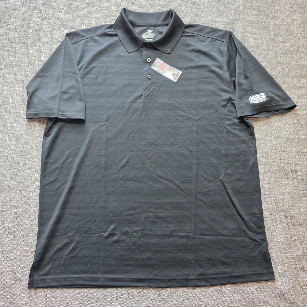 Ahead Extreme Golf Polo Shirt Mens Large Striped Thorp Reed Armstrong